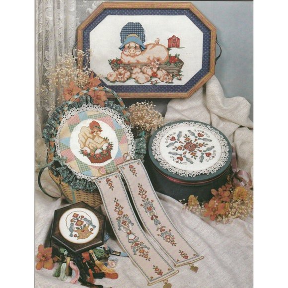 Jo Sonja's Counted Designs Cross Stitch Pattern Book 1 - Picture 2 of 2